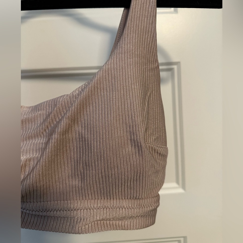 Aerie Ribbed Shine Bikini Top